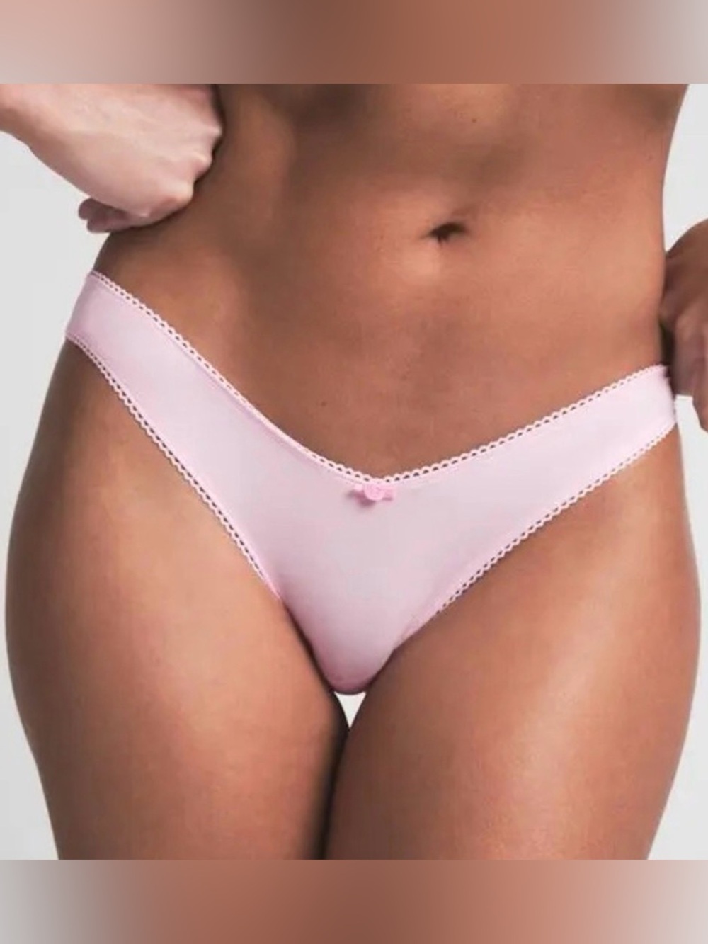 💗 SKIMS Fits Everybody Picot Tanga | Cherry Blossom Tonal | Size 2X | NWT 🏷️